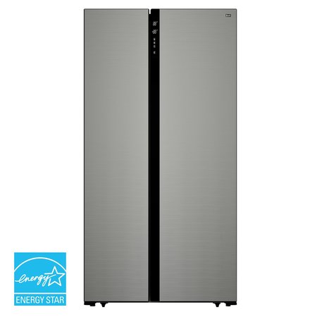 AVANTI Avanti 15.6 cu. ft. Apartment Size Refrigerator, Stainless Steel with Black Cabinet FFS157L3S